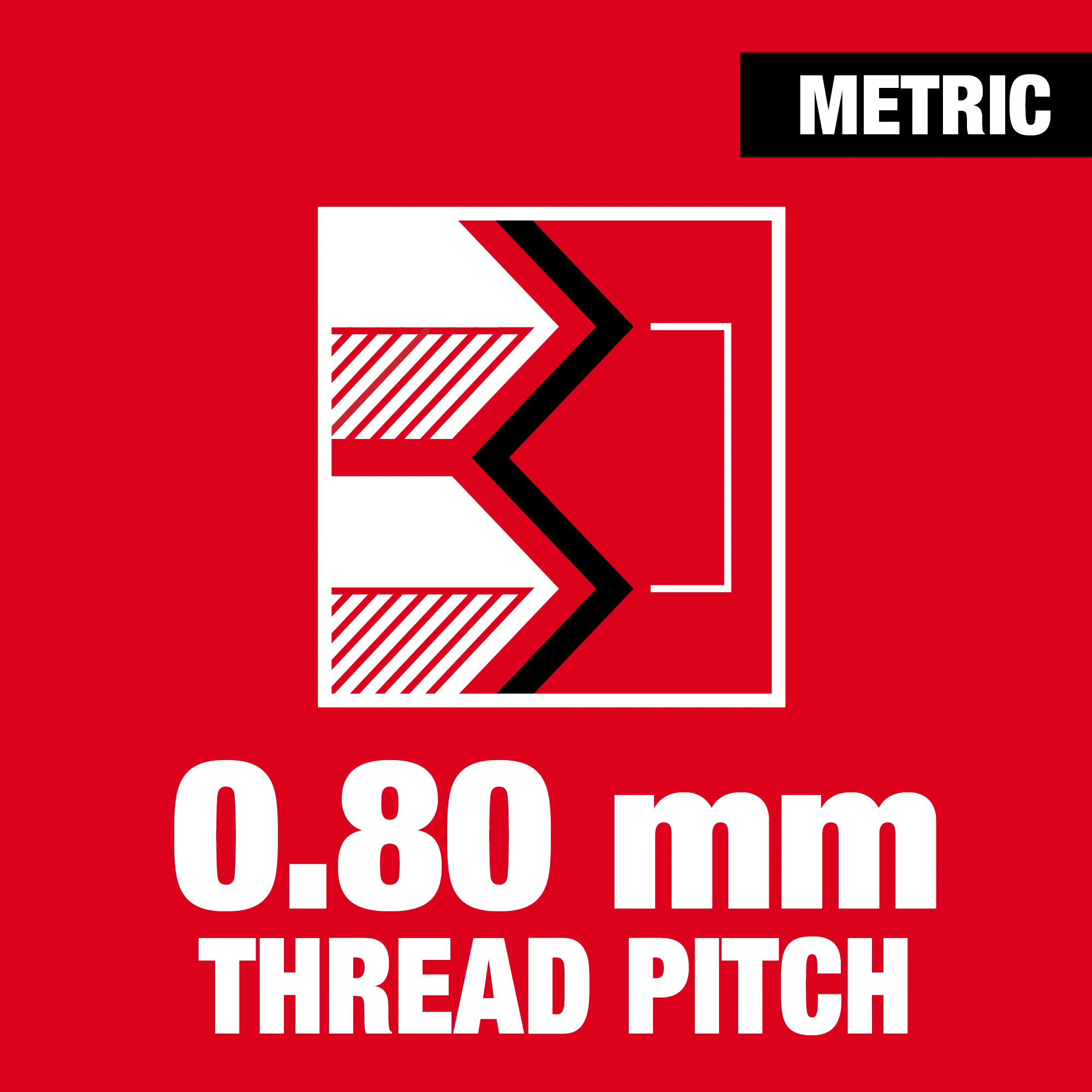 0.80 thread pitch