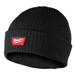 Image of the Milwaukee Rib-Knit Cuffed Beanie in black