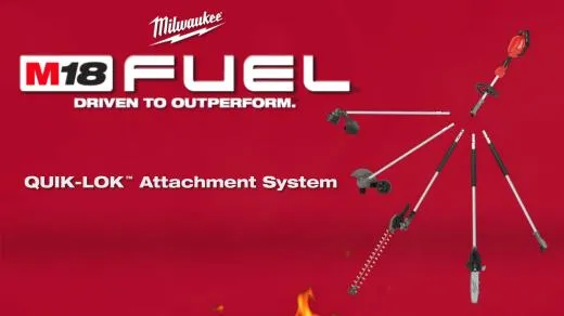 Milwaukee M18 FUEL  QUIK-LOK Attachment System