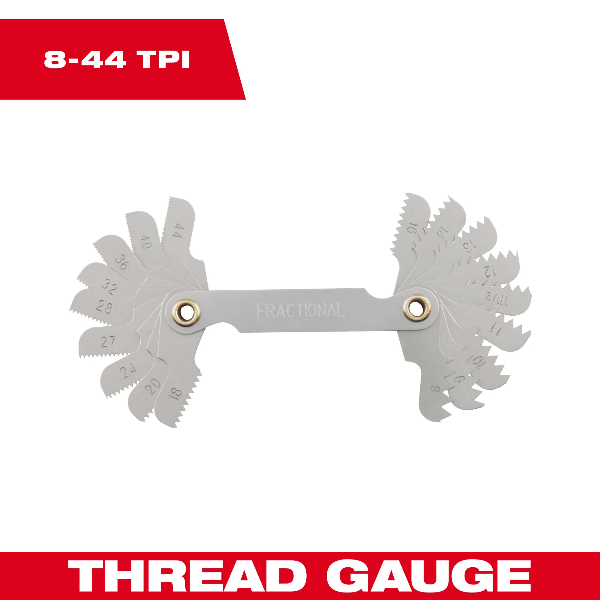 8-44 TPI SAE Thread Gauge