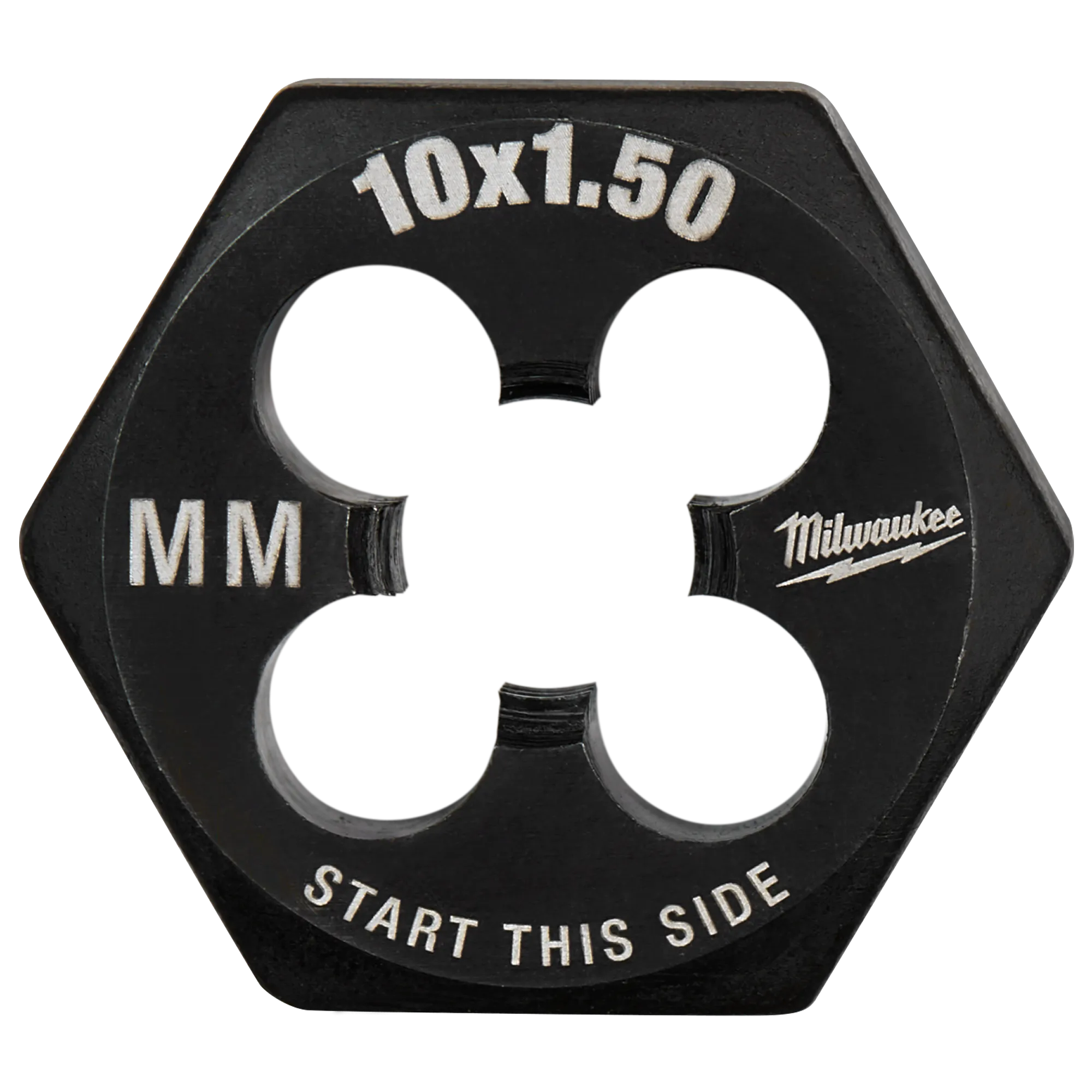 M10-1.50 mm 1-Inch Hex Threading Die