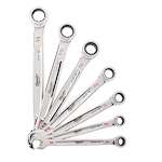 48-22-9406 - 7 pc. SAE Ratcheting Combination Wrench Set