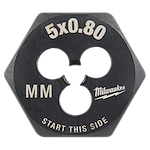 M5-0.80 mm 1-Inch Hex Die