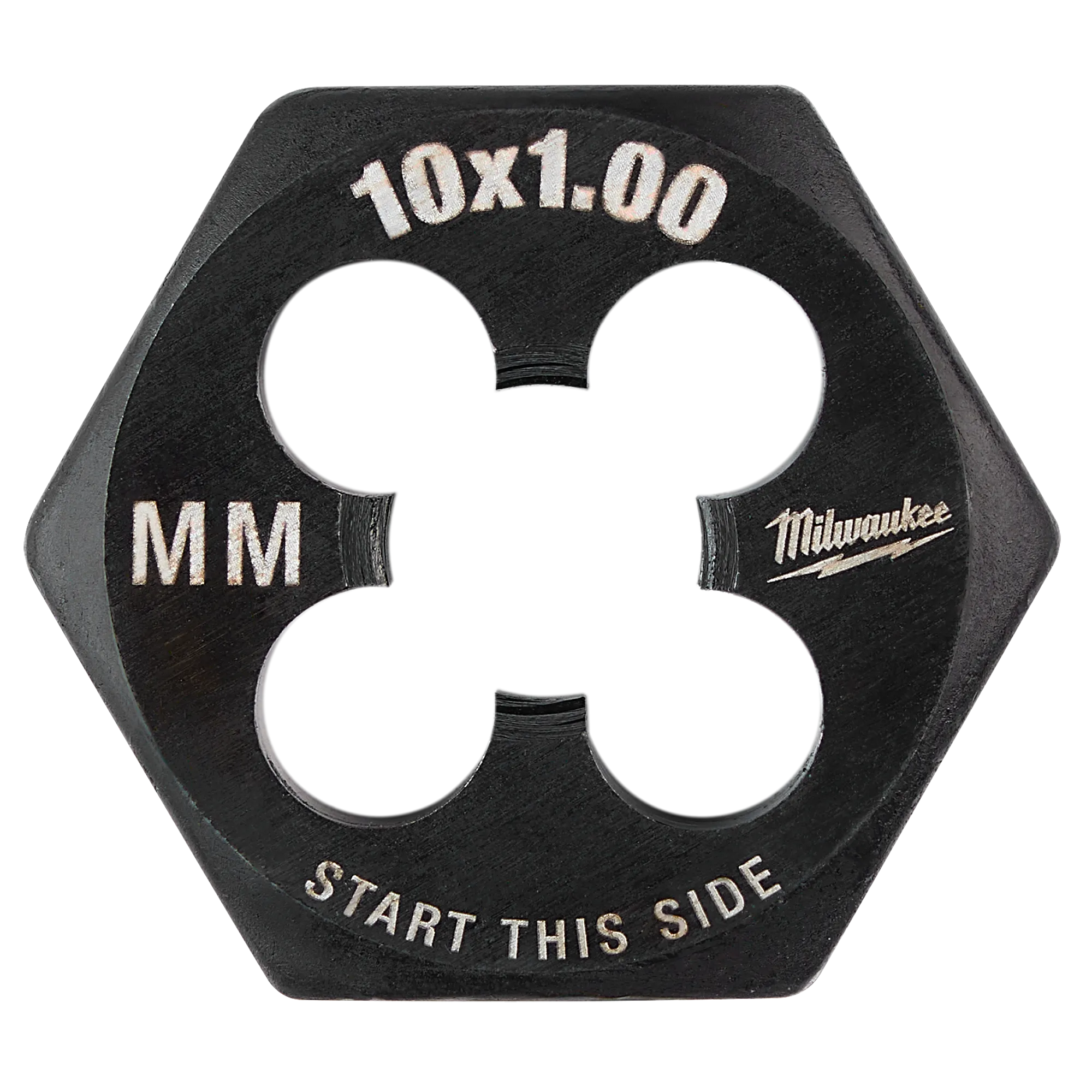 M10-1.00 mm 1-Inch Hex Threading Die