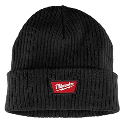 Image of the Milwaukee Rib-Knit Cuffed Beanie in black