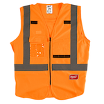 48-73-5072 - High Visibility Orange Safety Vest - L/XL (CSA)