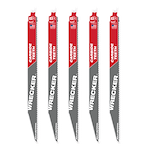 48-00-5543, 48-00-5343, 48-00-5243 - 12" 6 TPI THE WRECKER™ with Carbide Teeth SAWZALL® Blade 5PK