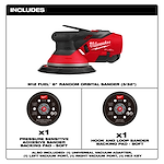 M12 FUEL™ 6" Random Orbital Sander Kit (3/32")