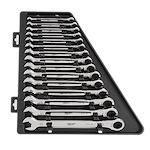 48-22-9516 - 15 pc. Metric Ratcheting Combination Wrench Set