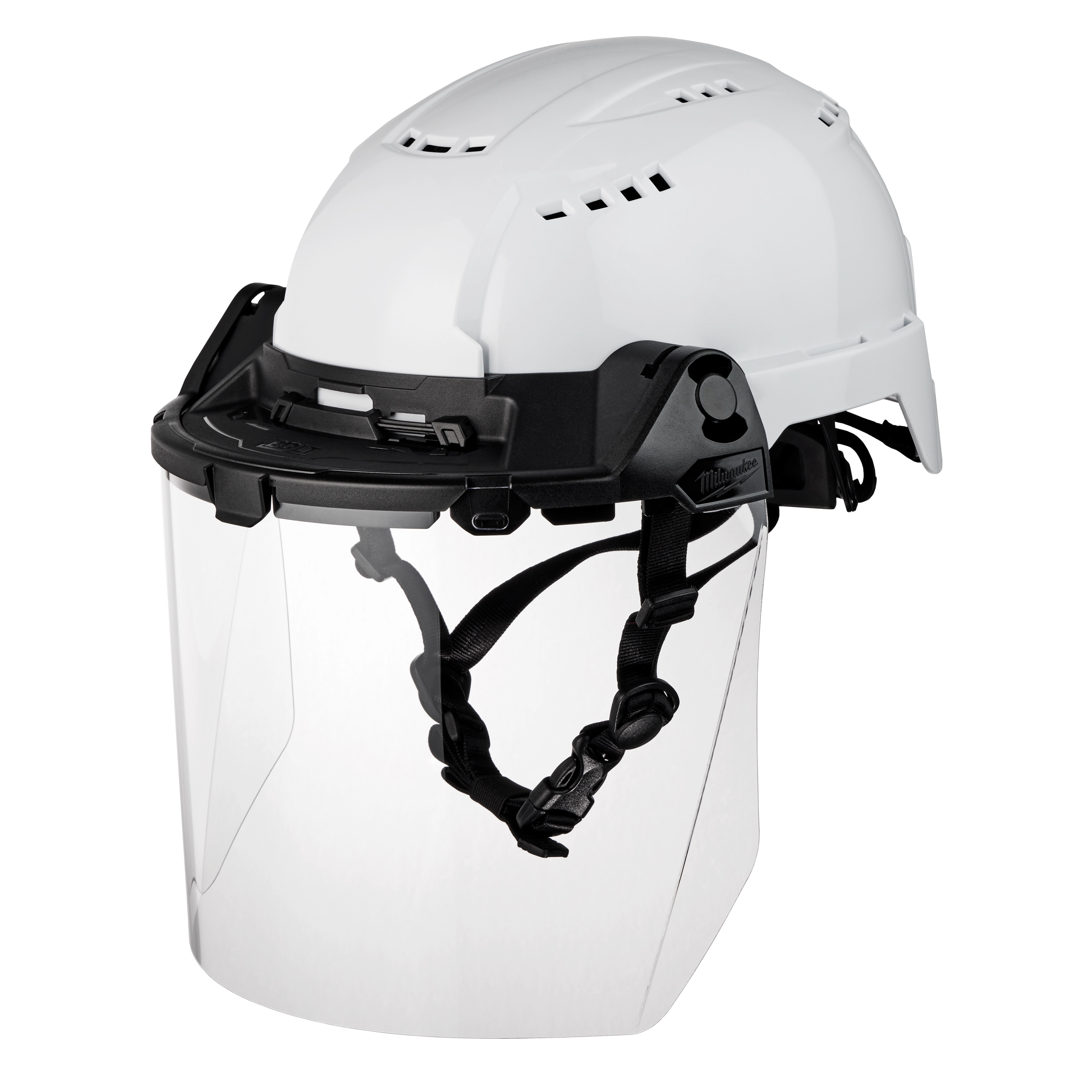 BOLT™ Task Full Face Shield - Clear Uncoated Lens (Compatible with Milwaukee® BOLT™ Safety Helmets & BOLT™ Hard Hats)