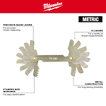 16 precision made leaves, stamped size markings, and metal contruction