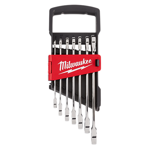 48-22-9506 - 7 pc. Metric Ratcheting Combination Wrench Set