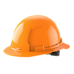 Image of the Milwaukee BOLT Orange Full Brim Hard Hat w/6pt Ratcheting Suspension (USA) - Type 1, Class E