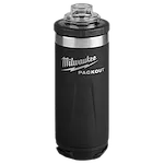 Image of the Milwaukee PACKOUT 18oz Insulated Bottle in black