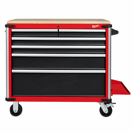 48-22-8539 - 40â€ Steel Storage with Wood Top