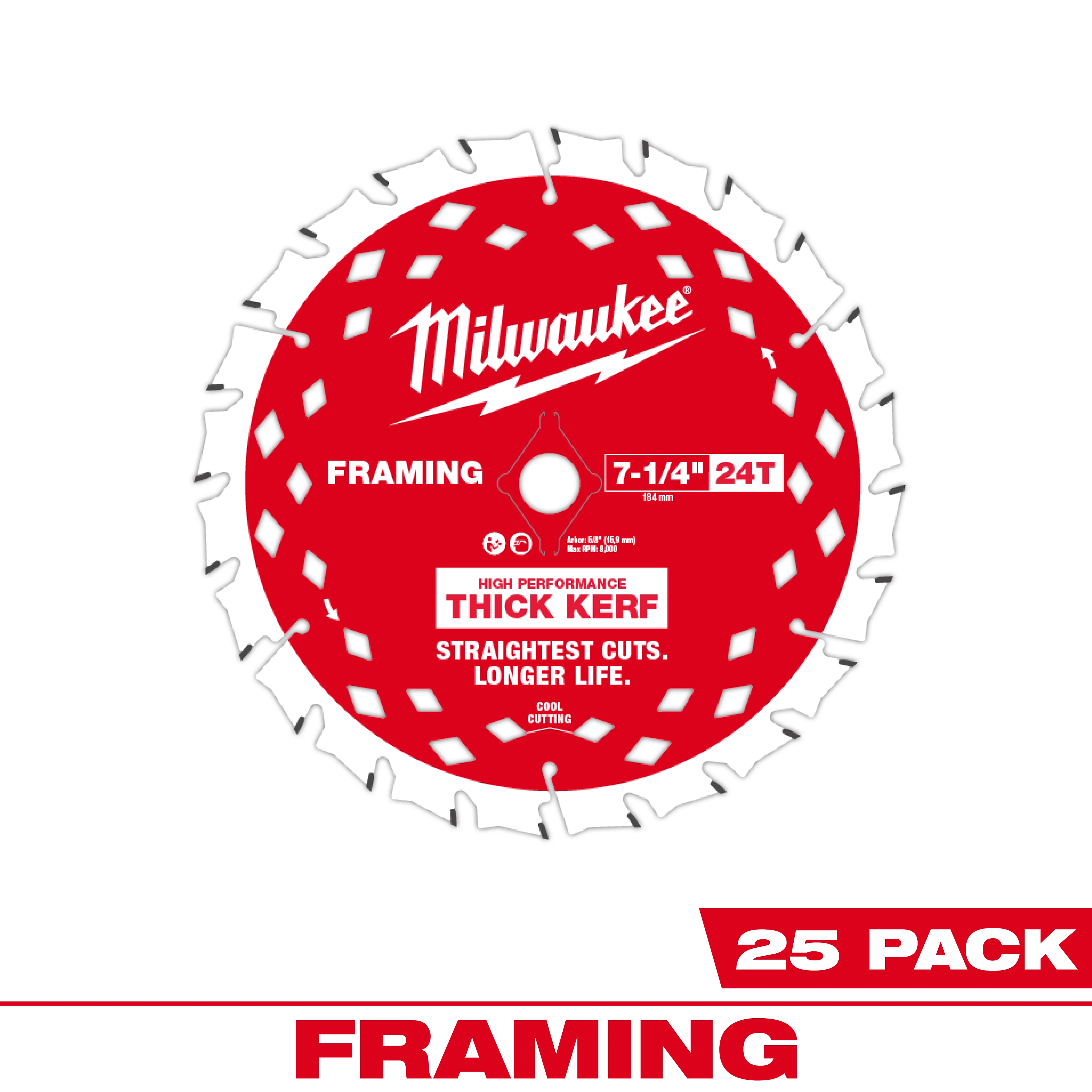 7-1/4" 24T Framing Circular Saw Blade