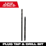 6-32 Straight Flute Plug Tap & #36 Drill Bit