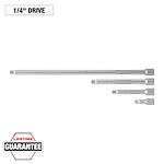 Image of the Milwaukee 4pc 1/4” Drive Extension Set