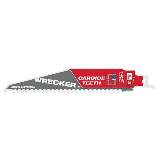 48-00-5241 - 6 TPI 6" The WRECKER™ with Carbide Teeth Sawzall Blade 1PK