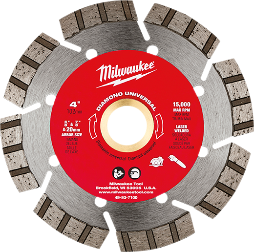 49-93-7100 - 4" Diamond Universal Segmented Turbo Blades