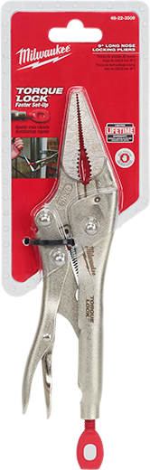 48-22-3509 - 9” TORQUE LOCK™ Long Nose Locking Pliers