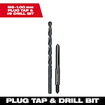 M6-1.00 mm Straight Flute Plug Tap & #9 Drill Bit