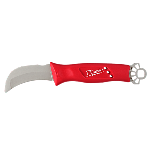 48-22-1923 - Linemanâ€™s Blunt Tip Hawkbill Knife with STICKWORKâ„¢ 3in1 Ring