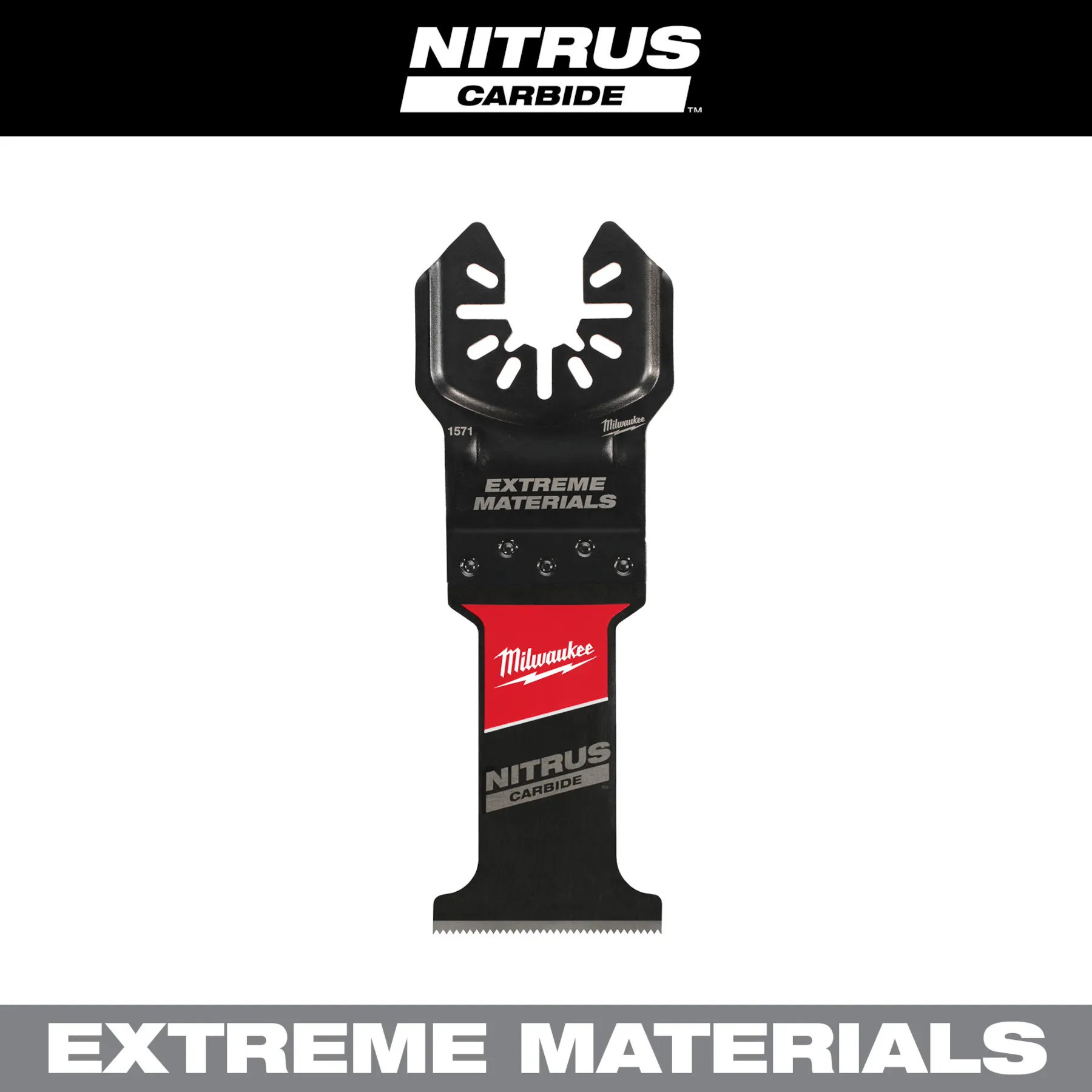 NITRUS CARBIDE™ Extreme Materials Universal Fit OPEN-LOK™ Multi-Tool Blade