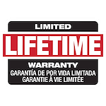 Limited lifetime warranty