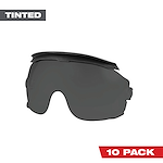 Image of the Milwaukee 10PK Gasketed Tinted Eye Visor Replacement Lenses