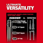 Complete more jobs with the INSIDER Extended Reach Box Ratchet