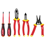 Image of the Milwaukee 5 PC 1000V Insulated Hand Tool Set