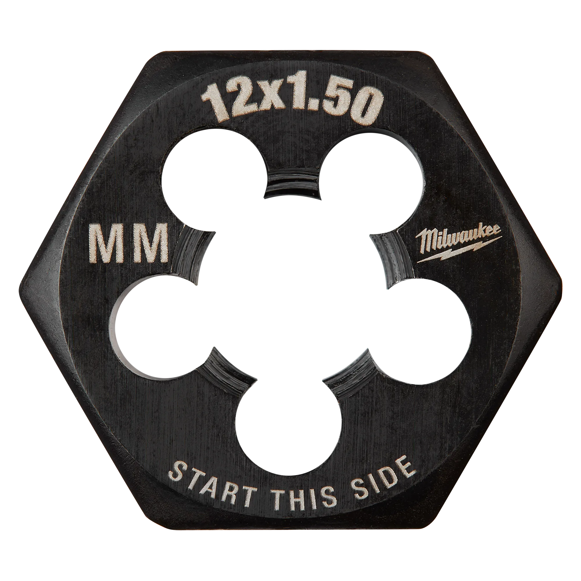 M12-1.50 mm 1-Inch Hex Threading Die