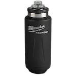 Image of the Milwaukee PACKOUT 36oz Insulated Bottle in black