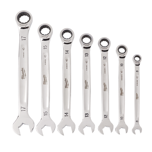 48-22-9506 - 7 pc. Metric Ratcheting Combination Wrench Set