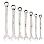 48-22-9406 - 7 pc. SAE Ratcheting Combination Wrench Set