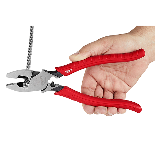 48-22-6100 - 9" High Leverage Lineman's Pliers With Crimper