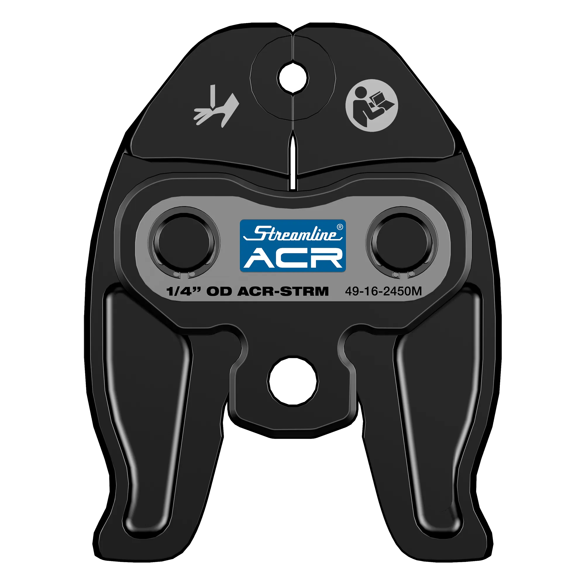 Image of the Milwaukee 1/4" Streamline ACR Press Jaw for M12 FORCE LOGIC Press Tool