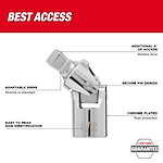 Walkaround image of the Milwaukee 1/2" Drive Universal Joint