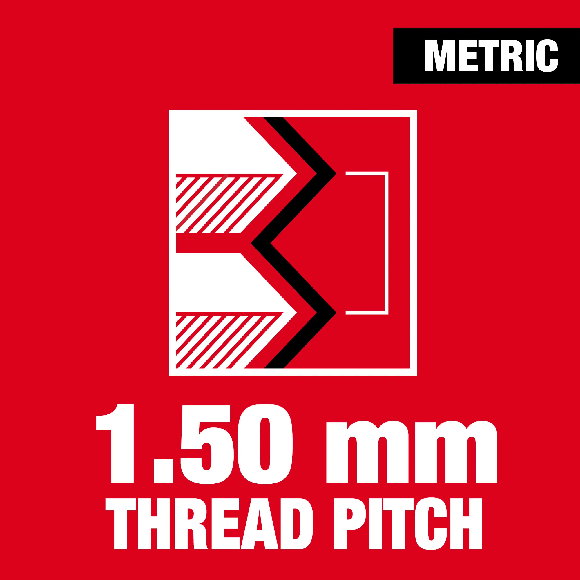 1.50 mm thread pitch