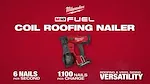 M18 FUEL Coil Roofing Nailer