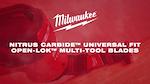 NITRUS CARBIDE UNIVERSAL FIT OPEN-LOK MULTI-TOOL BLADES