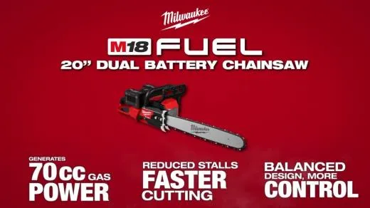 Milwaukee M18 FUEL 20 Dual Battery Chainsaw