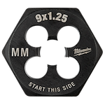 M9-1.25 mm 1-Inch Hex Threading Die