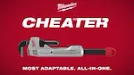 48-22-7318 Cheater Aluminum Adaptable Pipe Wrench