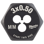 M3-0.50 mm 1-Inch Hex Die