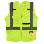 48-73-5021 - High Visibility Yellow Safety Vest - S/M