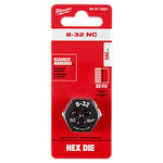 8-32 NC 1-Inch Hex Die in its packaging