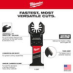 Universal fit OPEN-LOK ANCHOR, longer blade body, unique carbide blend, and thick kerf