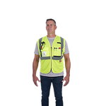 48-73-5111, 48-73-5112, 48-73-5113, 48-73-5114 - Class 2 High Visibility Yellow Mesh Safety Vest - L/XL